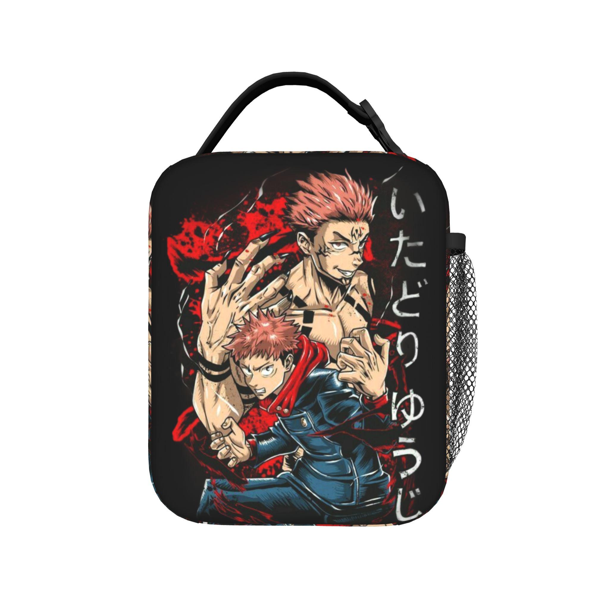 Gojo Satoru Itadori Yuuji Geïsoleerde Lunchtas Koeltas Herbruikbaar, Lunchcontainer Jujutsu Kaisens Lekvrije Tote Lunchbox One Size