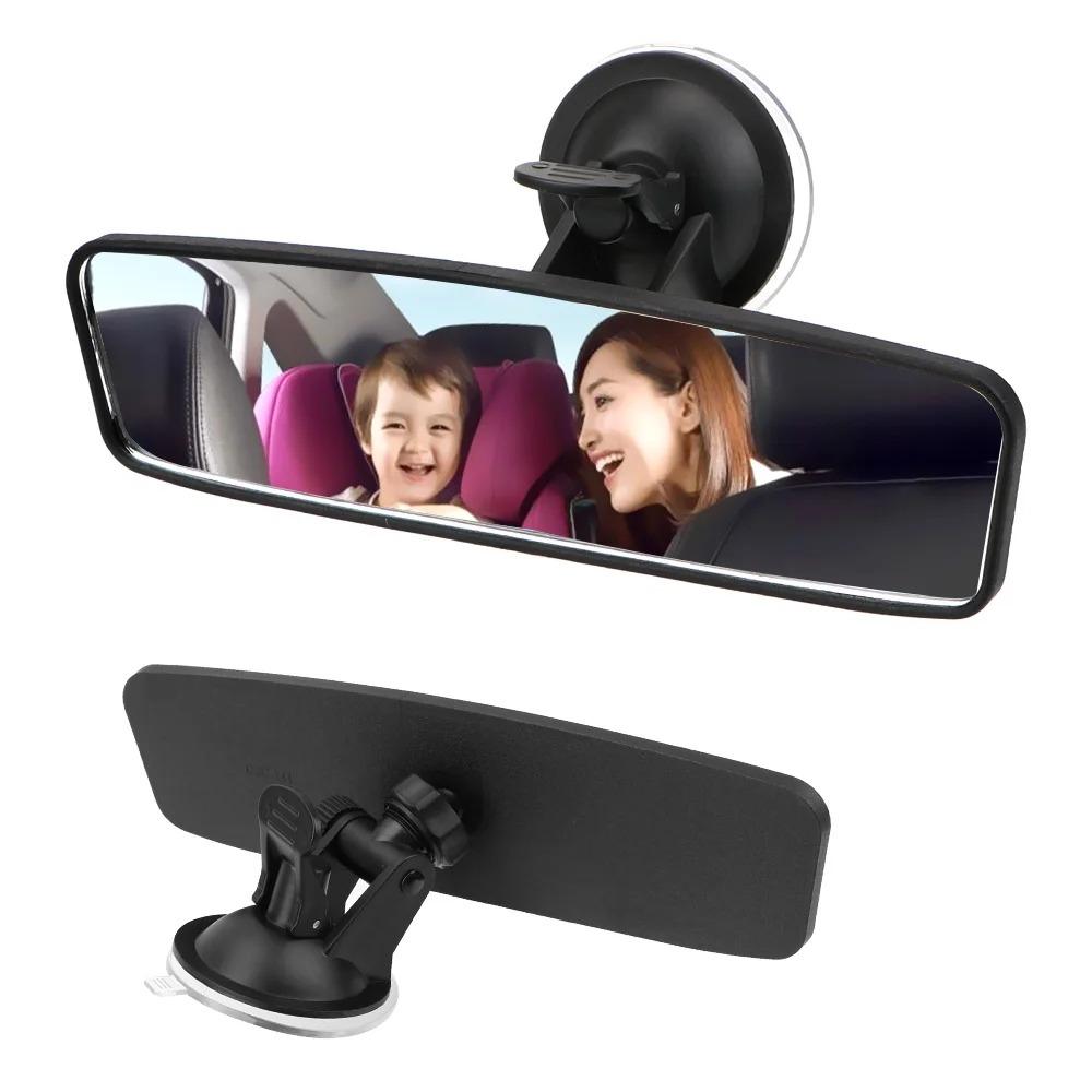 Adjustable Suction Cup Interior Rear View Mirror Wide-angle Rearview Mirror Car Rear Mirror Universal Car Interior Accessories