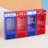 Cute Simulation Mini Refrigerator Freezer Doll House 1:12 Kitchen Miniature Ornament Children'S Play House Toys