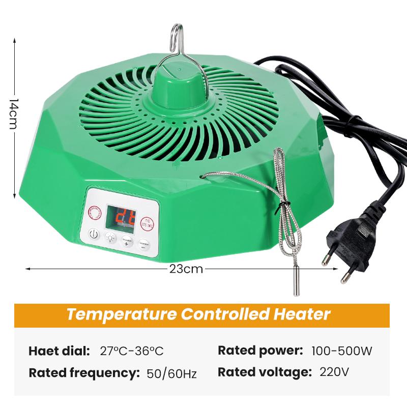 Husdjur Fjäderfä Intelligent Värmelampa Termostatisk Temperaturregulator Värmare Djur Varmt Ljus Fjäderfä Uppfödning Inkubator
