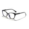 Fashion Cat's Eye Collide Color Anti Blue Light Glasses Men Women Retro PC Frame Outdoor Travel Party Eyeglasses