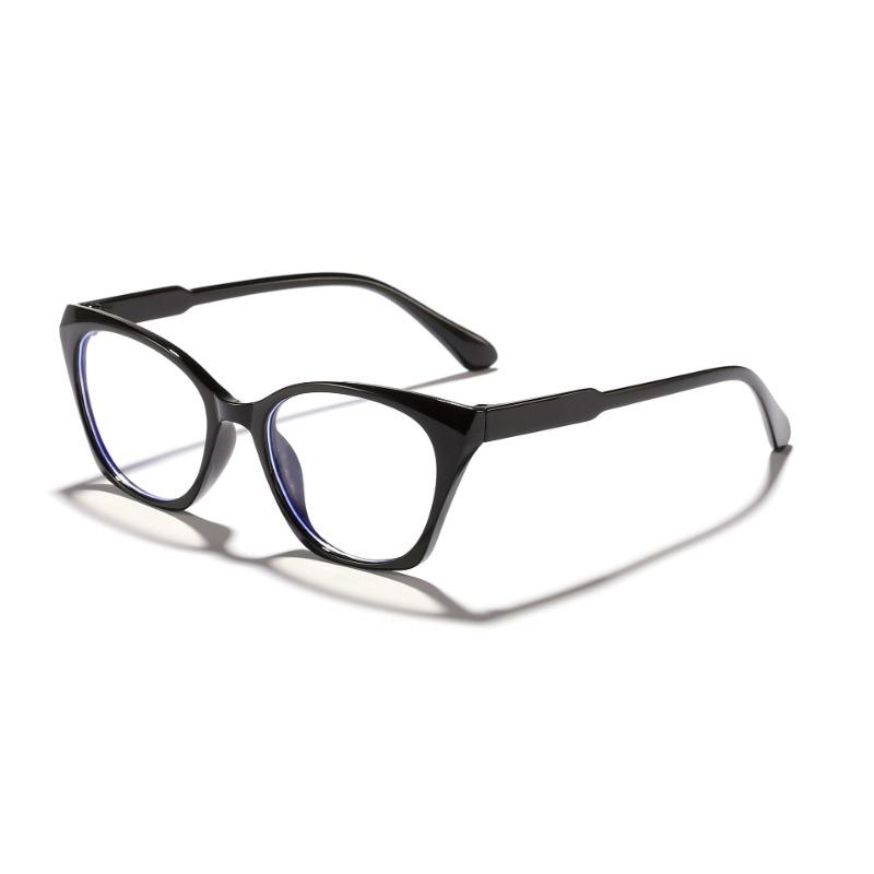 Fashion Cat's Eye Collide Color Anti Blue Light Glasses Men Women Retro PC Frame Outdoor Travel Party Eyeglasses