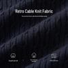Women's College Style Pleated Skirt & Cable Knit Cardigan Set