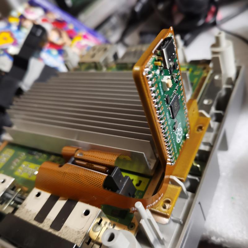 1PCS GameCube DOL-001/DOL-101 Console MOD PicoLoader Solder-Less With RP2040 NGC Swiss Picoboot Flippydrive
