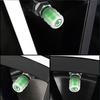 BYCP2 4pcs Fluorescent Valve Cover Decor Car Moto Dust Cover Accessories For Skoda Yeti Octavia 2 3 a5 Fabia Kodiaq Rapid Karoq Superb