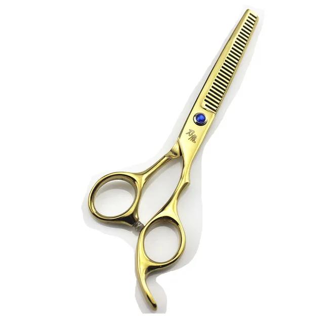 Fnlune Professional 6.0 Inch Hairdressing Scissors Hairdressing Scissors Thin Shear Flat Shears Hairdressing Salon Hairstylist