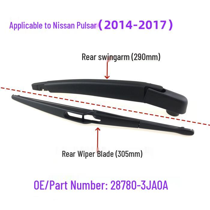 

Nissan Pulsar 2014-2017 Задний рычаг стеклоочистителя и щетка в сборе OE: 28780-3JA0A Rear Blade (No Arm)