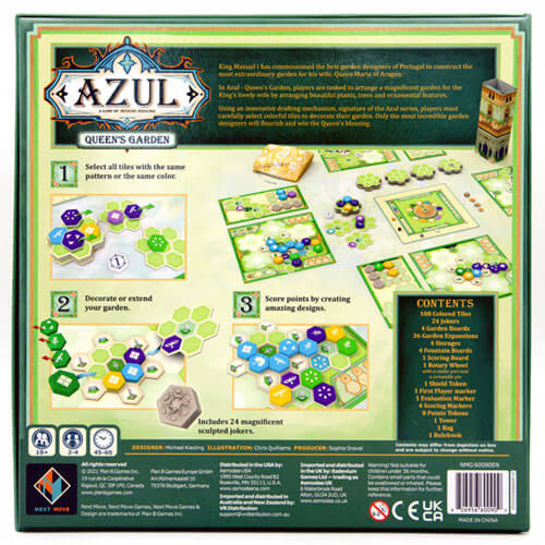 Azul Queen's Garden Brettspiel
