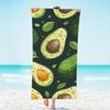 Leckeres Avocado-Frucht Strandtuch Leichte Mikrofaser-Strandtücher Dekor Schnelltrocknendes Handtuch für Strand Reisen Schwimmen Bad Camping