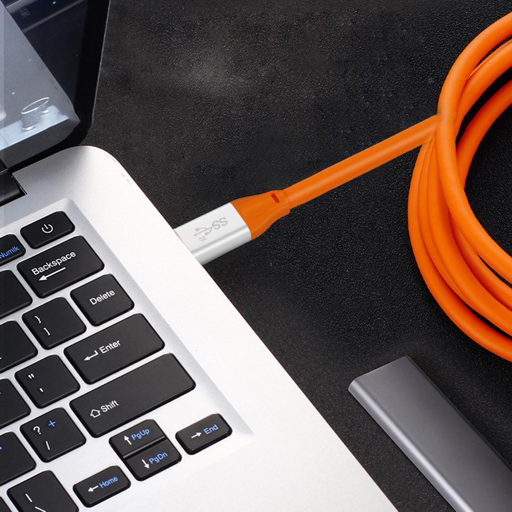 Typ C auf C Datenübertragungskabel PD100W 20Gbps Datenübertragungskabel Unterstützt 4K60Hz Audio Video 20V5A USB 3.1 Gen2 für Ipone15