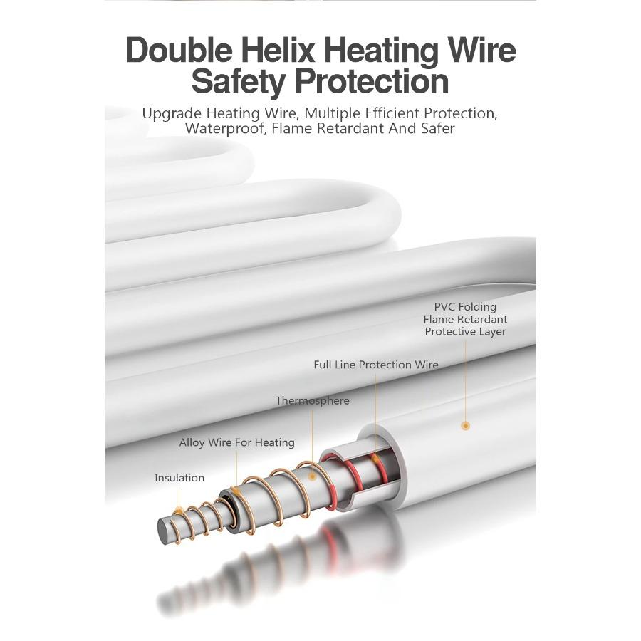 110/220V Elektrische Decke Dickere Heizungen Heim Bettlaken Thermomatte 3 Größen Winter Heim Thermostat Doppel Körperwärmer Pads