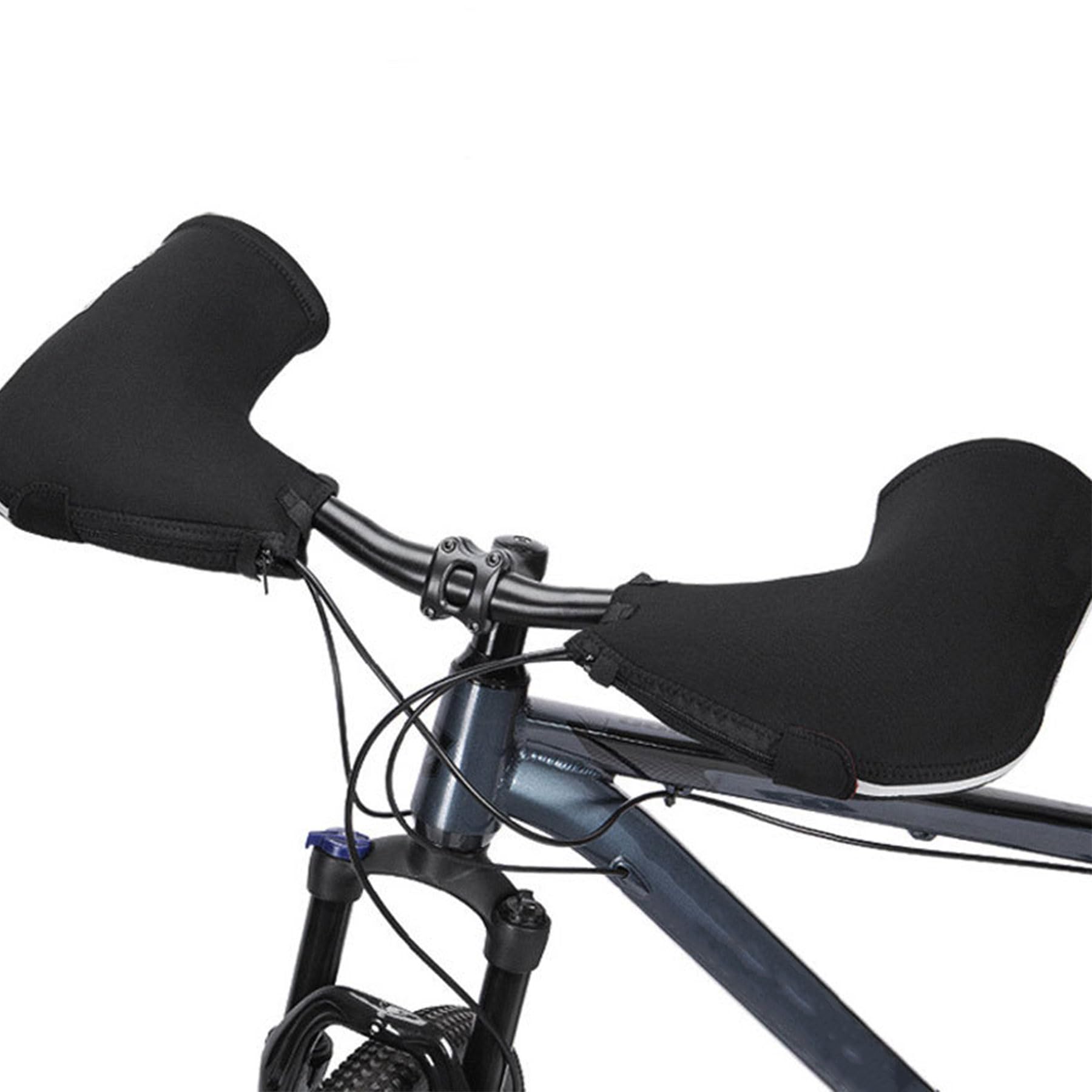 

ATHULYA Bicycle Handlebar Handle Warmer for Easy Cold and Suitable for Cross Mountain and Washable and One Size Fits Most Cover, Scooters, чёрный