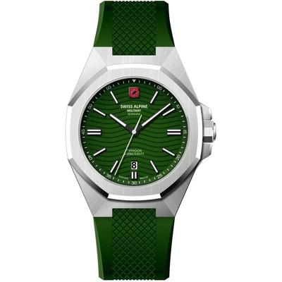 Reloj de Pulsera para Hombre Typhoon Correa de Silicona Esfera Verde Cuarzo 7006.1834 100M