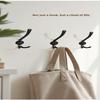 1Pcs Zinc Alloy Bronze Wall Mounted Hook Rustic Key Coat Bag Hat Hanger Robe Hooks Hanging Kitchen Bathroom Room Coat Rack Hooks