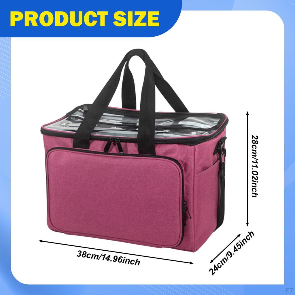 Crochet Bag Organizer Knitting Storage Yarn Polyester Practical And with Multiple