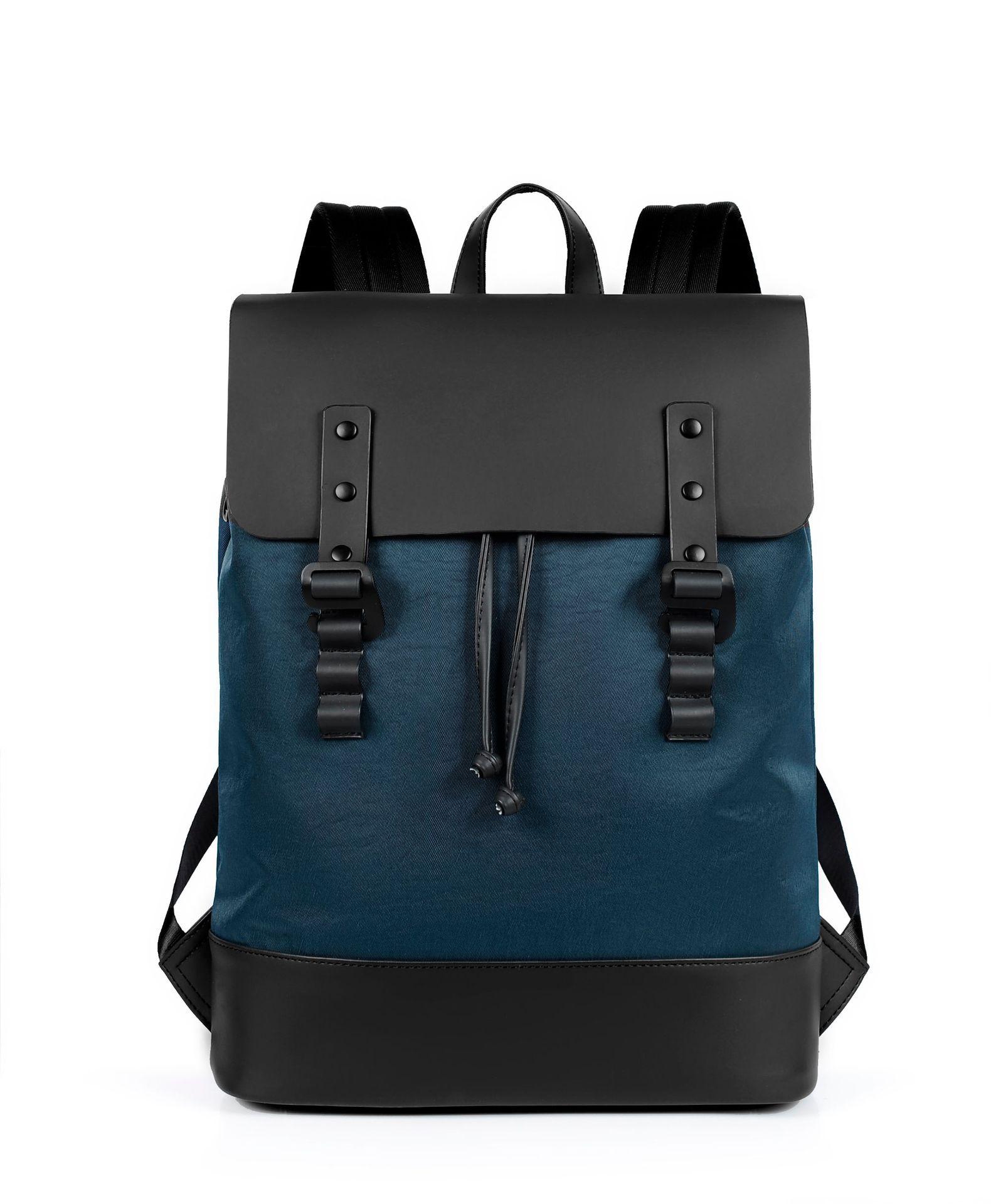 

Backpack Men s Large Capacity Travel Backpack Lightweight New Trend College Student Backpack Fashion Backpack синій