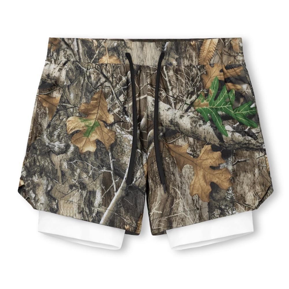

Men s Double Layer Sports Shorts - Quick-Dry, Sweat-Wicking, Ideal for Running, Basketball, and Fitness Extra Extra Large