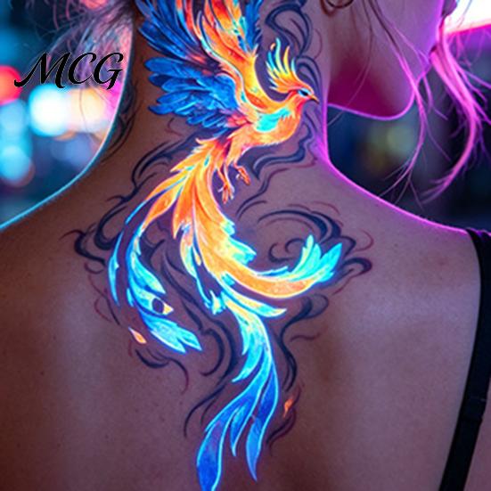 Easy Apply Tattoo Stickers 5 Sheets Butterfly Stickers, Waterproof Temporary Flower Tattoos, Colorful Safe Skin Tattoos Face Body for Parties