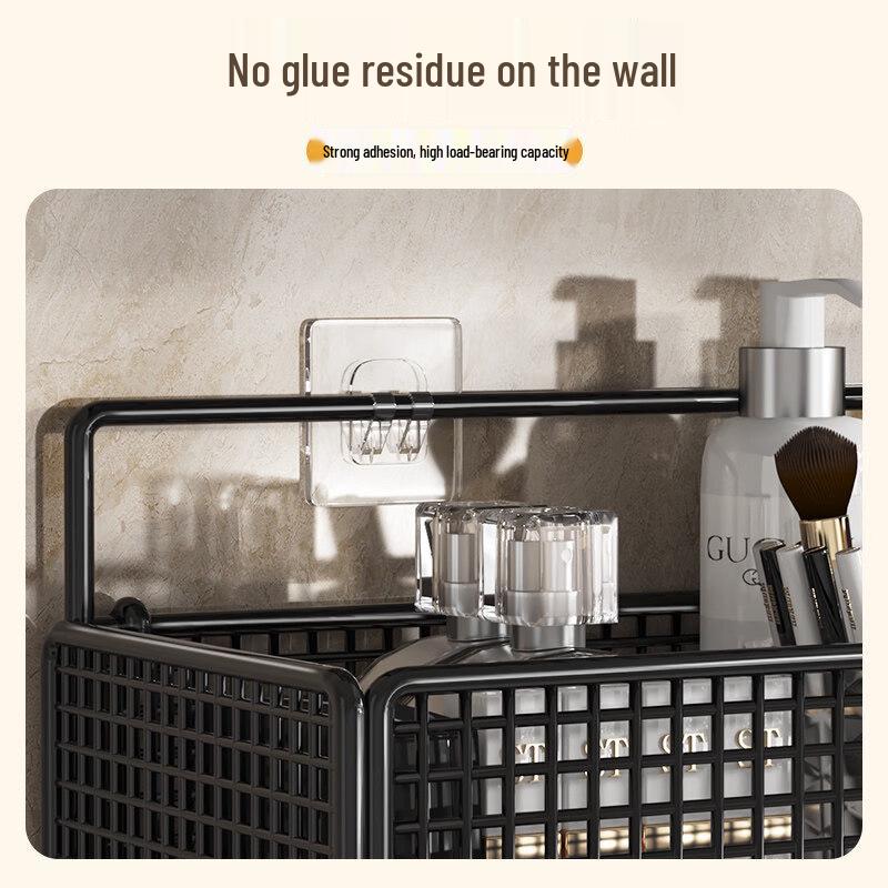 LIEI No-Drill Suction Cup Wall Shelf