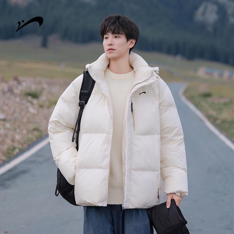 Guirenniao Herren Kapuzen-Winterjacke mit Wattierung