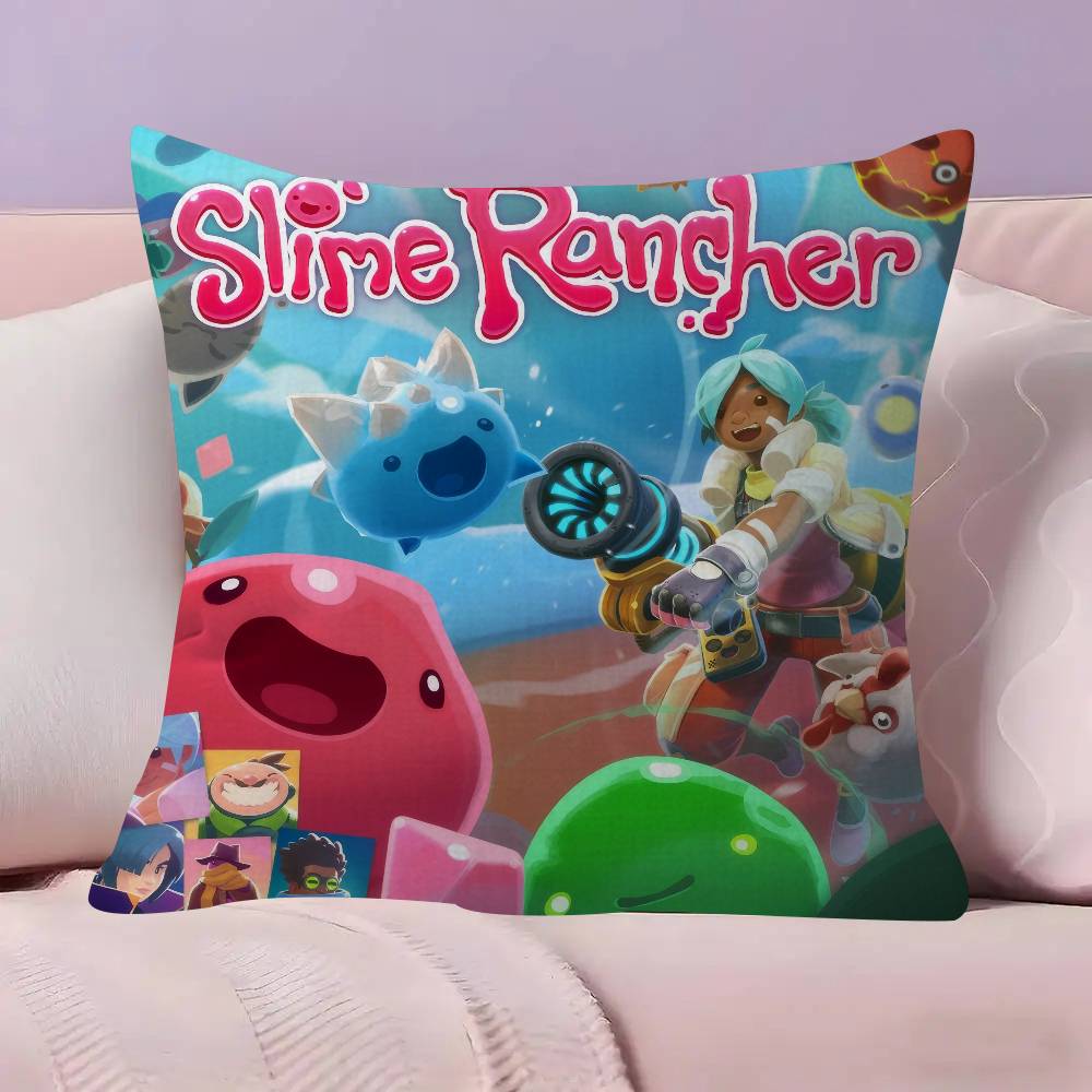 Cushion Cover Inches Farmhouse Decor Home Throw Pillow Covers for Couch Decorations Game SSlime Rancher