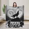 Teen Wolf The Movie  Flannel Blanket Winter  Soft Throw Blanket for Kids Living Room Novelty Bedspread Sofa Bed Cover