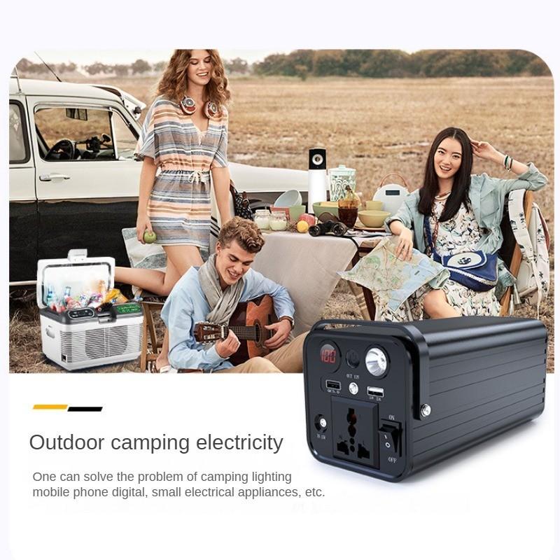 Sursă de alimentare mobilă de exterior 180W Baterie externă portabilă de mare capacitate Echipament de urgență pentru camping, standuri, pană de curent