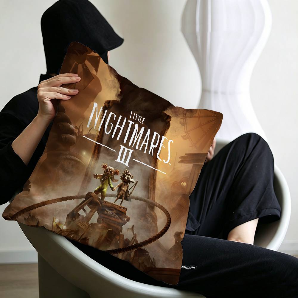 Game L-Little Nightmares Pillowcase toon Gift Cushion Cover Bedroom Home Sofa Chair Seat Decor pillow case