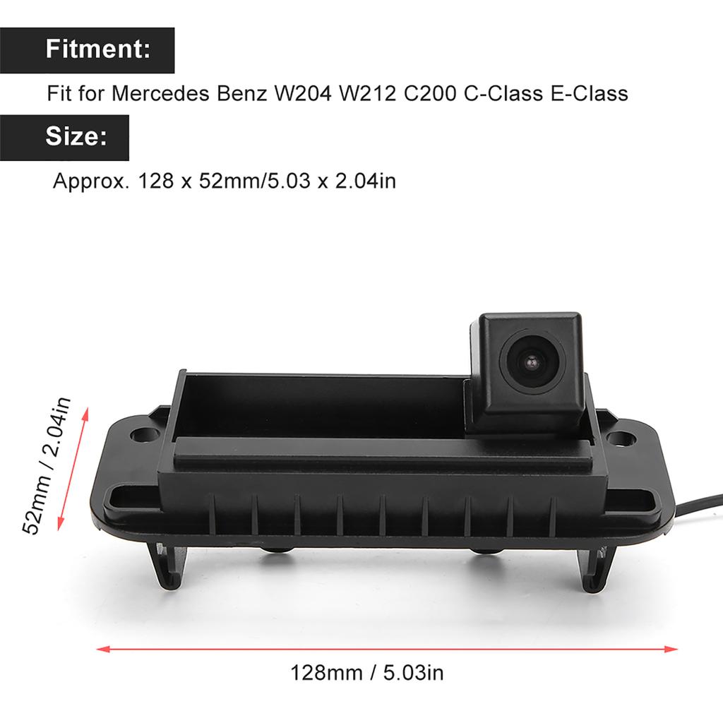 Car Trunk Rear View Camera Reverse Monitoring Fit For W204 W212 C200 C‑Class E‑Class Trunk Parking Camera