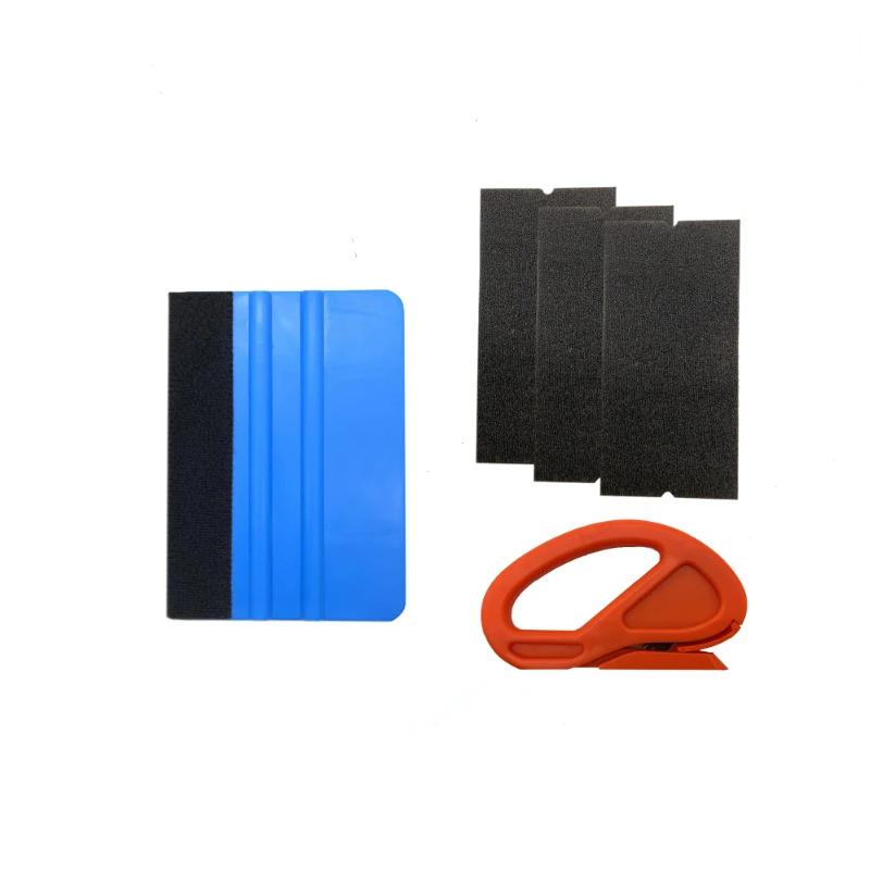 

Hot Car Ting Kit Инструменты для оклейки винилом Оконная пленка Скребок Наклейки Нож для резки Аксессуары для стайлинга автомобиля Виниловый шпатель
