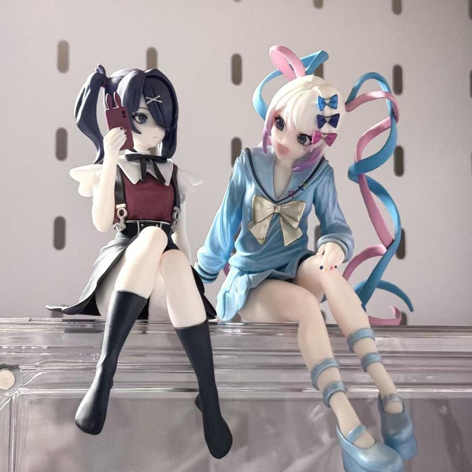 Anime Bedürftiger Streamer Überdosis Chouzetsu Saikawa Tenshi-chan Sitzende Figur PVC Statue Schreibtischdekoration Geschenk