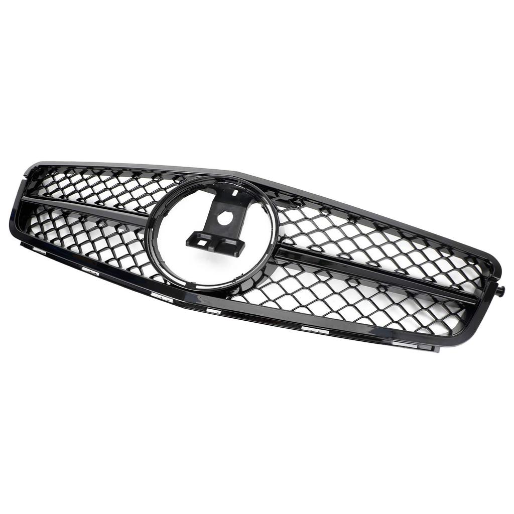 Front Bumper Grille Grill Fit C-Class Benz W204 C300 C350 2008-2014