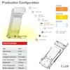 Portable USB Rechargeable Mini LED Book Light Clip with Eye Protection