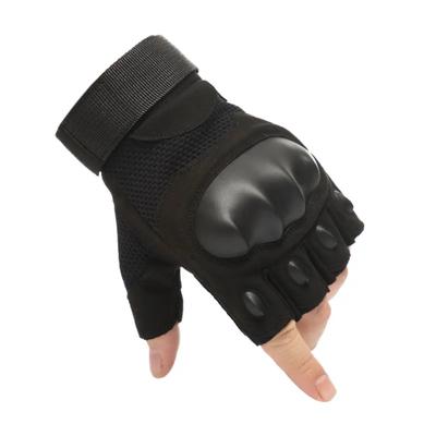 Motorcycle Gloves Half Finger Fingerless Tactical Men Riding Knuckle Protect Glove Workout Fitness Bicycle Outdoor Use