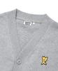 Wacky Willy Jersey V-Neck Pocket Cardigan Gray