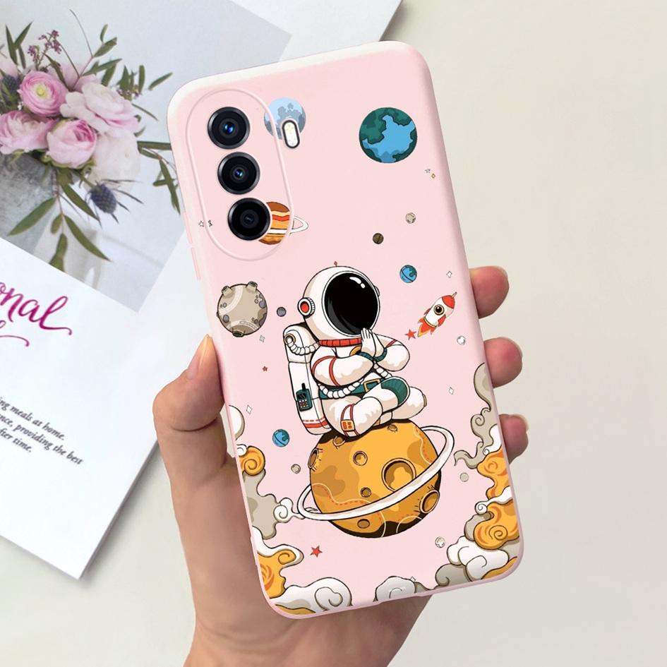 For Huawei Nova Y70 Plus Case Nova Y70 4G Phone Cover Cute Astronaut Cartoon Soft Silicone Funda For Huawei Nova Y70Plus Capinha