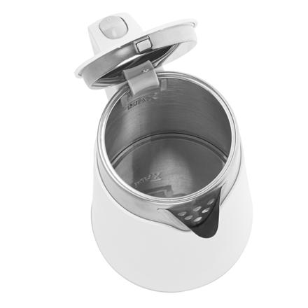 Adler | Kettle | AD 1372 | Electric | 800 W | 0.6 L | Plastic/Stainless Steel | 360° Rotational Base | White