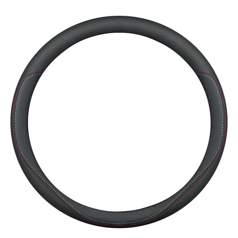 38CM 40CM 42cm 45cm 47cm Auto Vrachtwagen Extra Groot Kunstleer Stuurwiel Vlechthoes Universele Auto Interieur Accessoires
