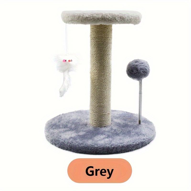 KEMORELA – Kratzbaum, Kratzbaum mit interaktiver Kugel, Spielzeug und Plüschmäuse für Katze Kitty, Spielturm-Center zum Spielen