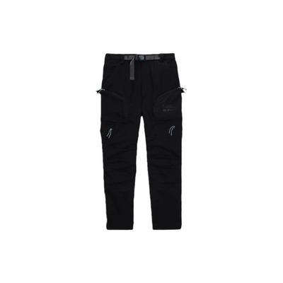 Kemerli ve Fermuarlı Cepli Ispa Serisi Utility Pantolonlar Unisex Alt Giyim Siyah FB2713-010