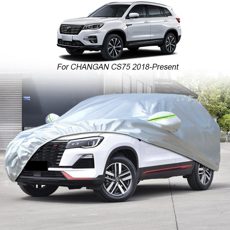 Full Car Cover Rain Frost Snow Dust Waterproof Protect For CHANGAN CS15 CS35 PLUS CS75 PLUS CS55 PLUS CS85 CS95 Anti UV Accessory