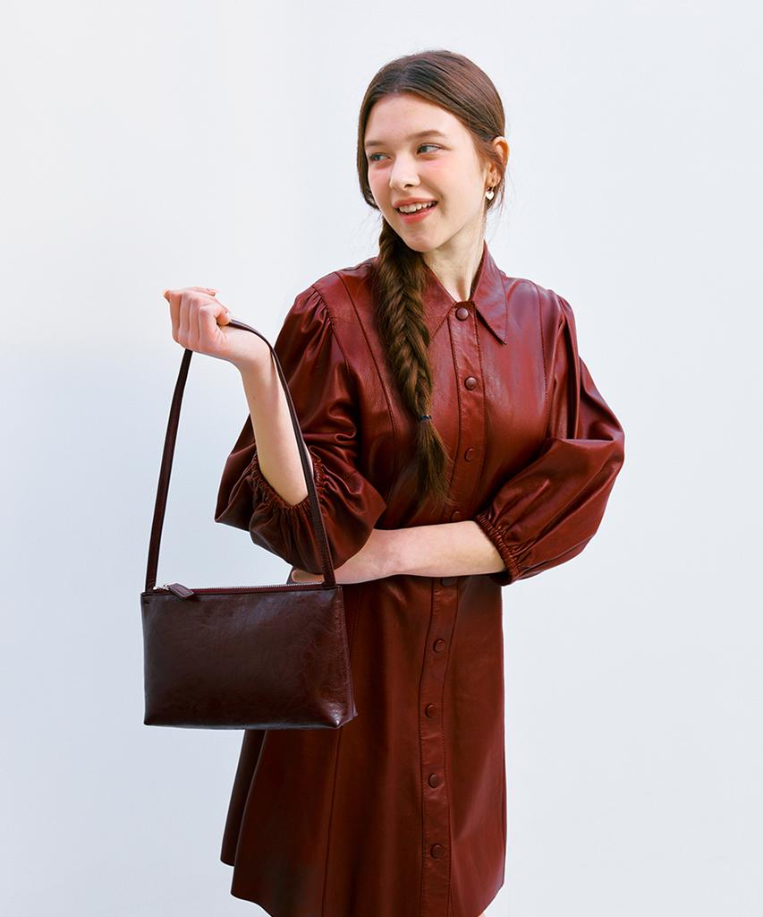 Clave Ivy Wine Shoulder Bag