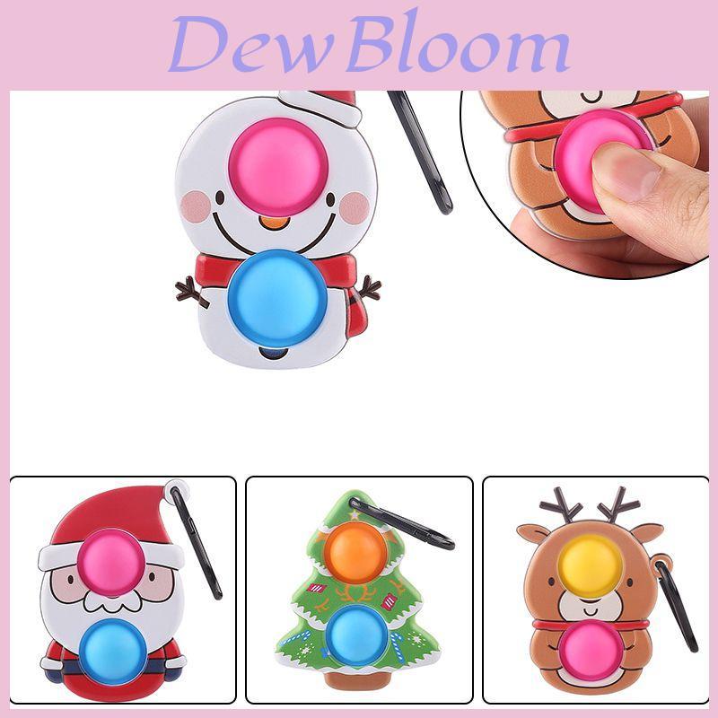 Lovely Double-sided Christmas Pop It Sensory Fidget Toy For Stress Relief And Fun