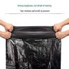 Extra Thick 5 mil Black Trash Bags for Hotels & Kitchens - Large, Customizable Plastic Sanitation Bags