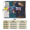 Dispatch Game Flannel Blanket  Super Soft Bedding Throws for Bedroom Travel Funny Bedspread Sofa Bed Cover