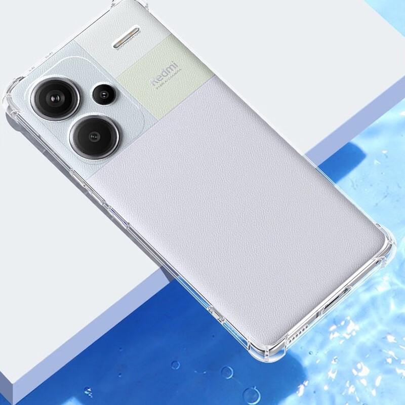 Compatible Redmi Note Phone Case Airbag Transparent (Note 15/14/13/12/11/10/9/8/7/6/Pro/+)