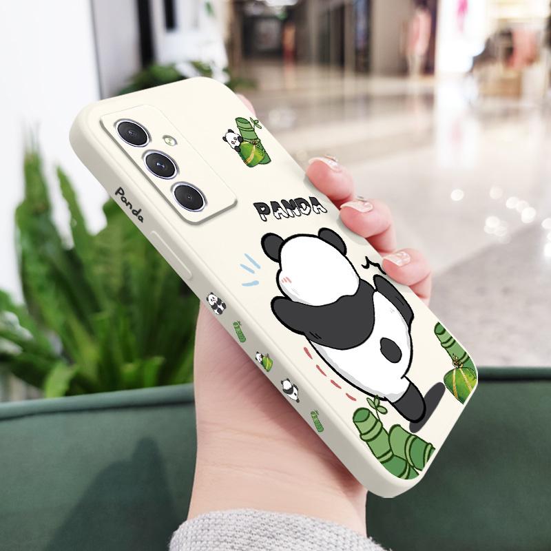 Fat Panda Phone Case For Samsung Galaxy A55 A35 A25 A15 A05 A05S A54 A34 A24 A14 A04 A04S A04E 4G 5G Cover