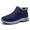 Women S Winter Fleece Lined Slip On Casual Cotton Shoes