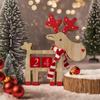 Wood Elk Advent Calendar 3D Christmas Desktop Ornaments Christmas Countdown Calendar  New Year
