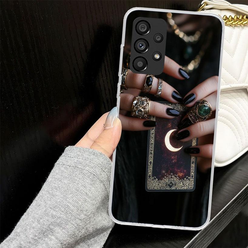 Hexen Tarot Kartenhülle für Samsung Galaxy A52 A42 A32 A22 A12 A51 A50 A02S Handyhülle A41 A31 A21S A40 A30S A20E A10S A71